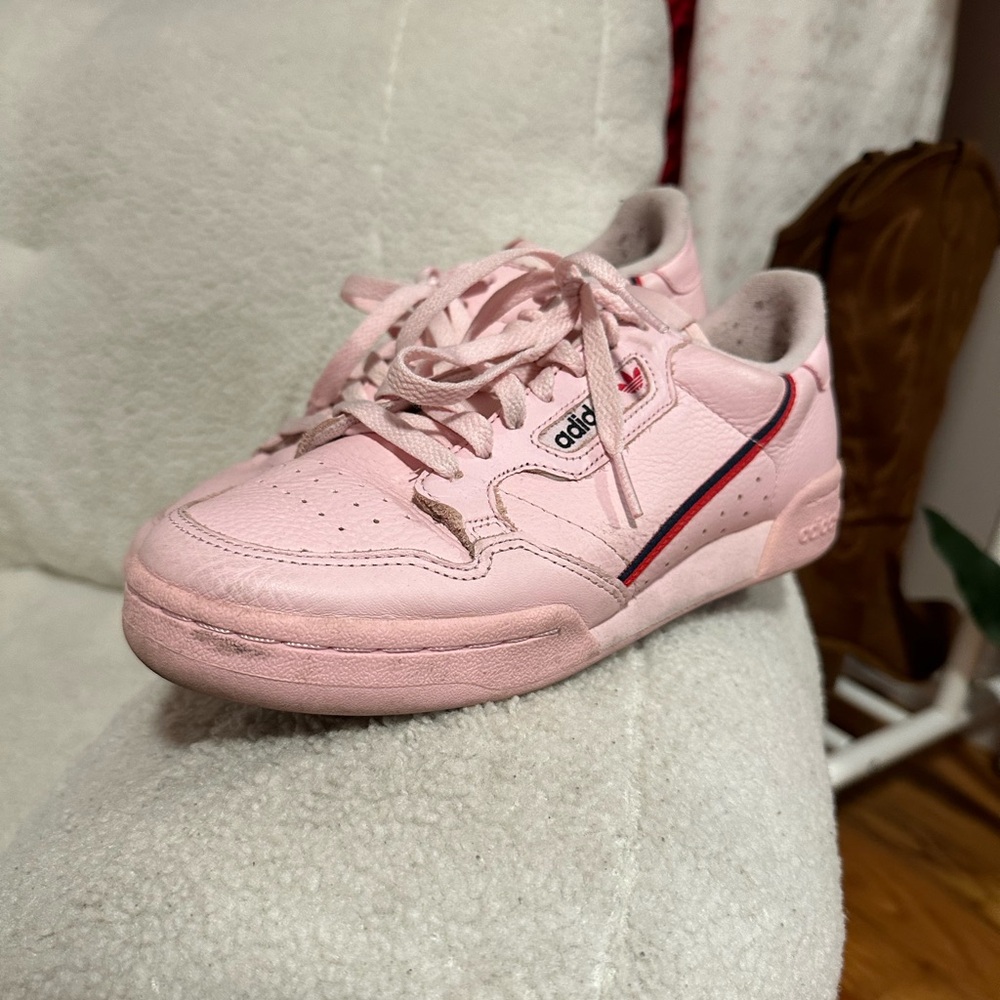 Light pink adidas sneakers